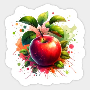 Apples Vintage Retro Since Fruit Sticker